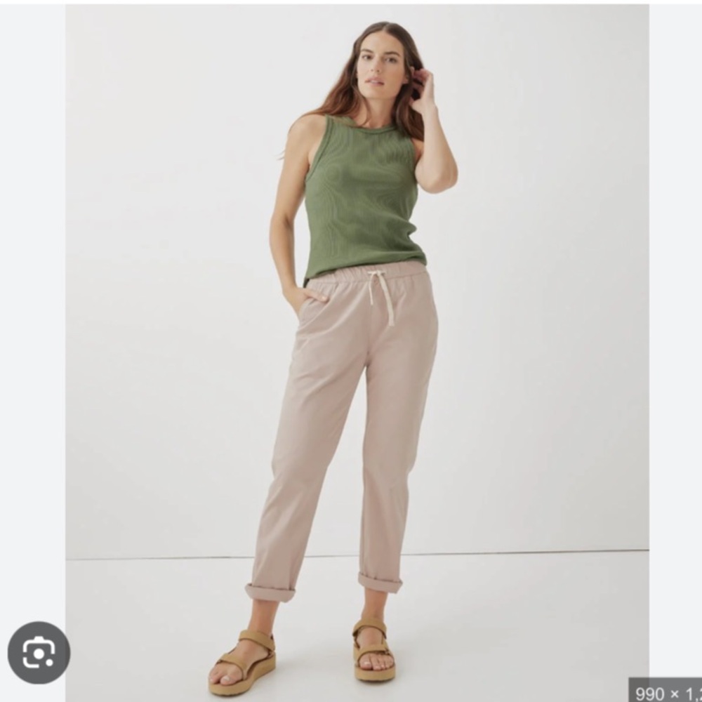 Women's Pink Drawstring Pants